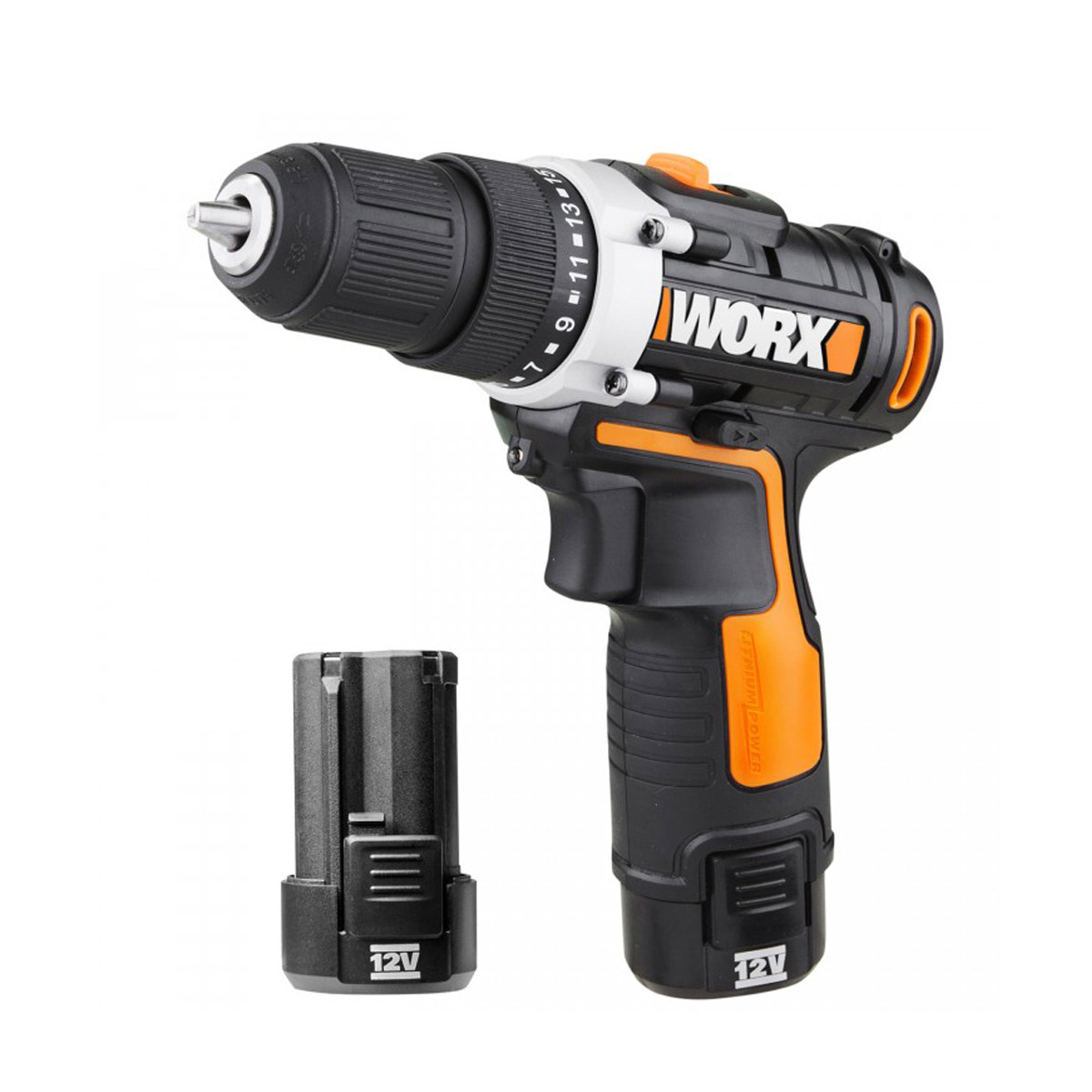 Atornillador a bater a WORX WX128.3 a 12V 2.0Ah 2 bater as