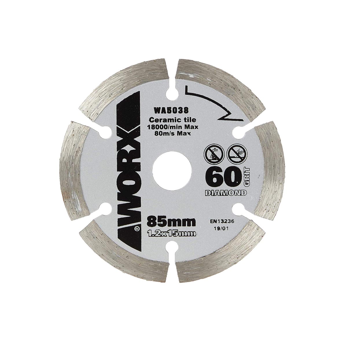 Disco Diamante WORXSAN para WX423 WX426 WX523 WORX Mengual