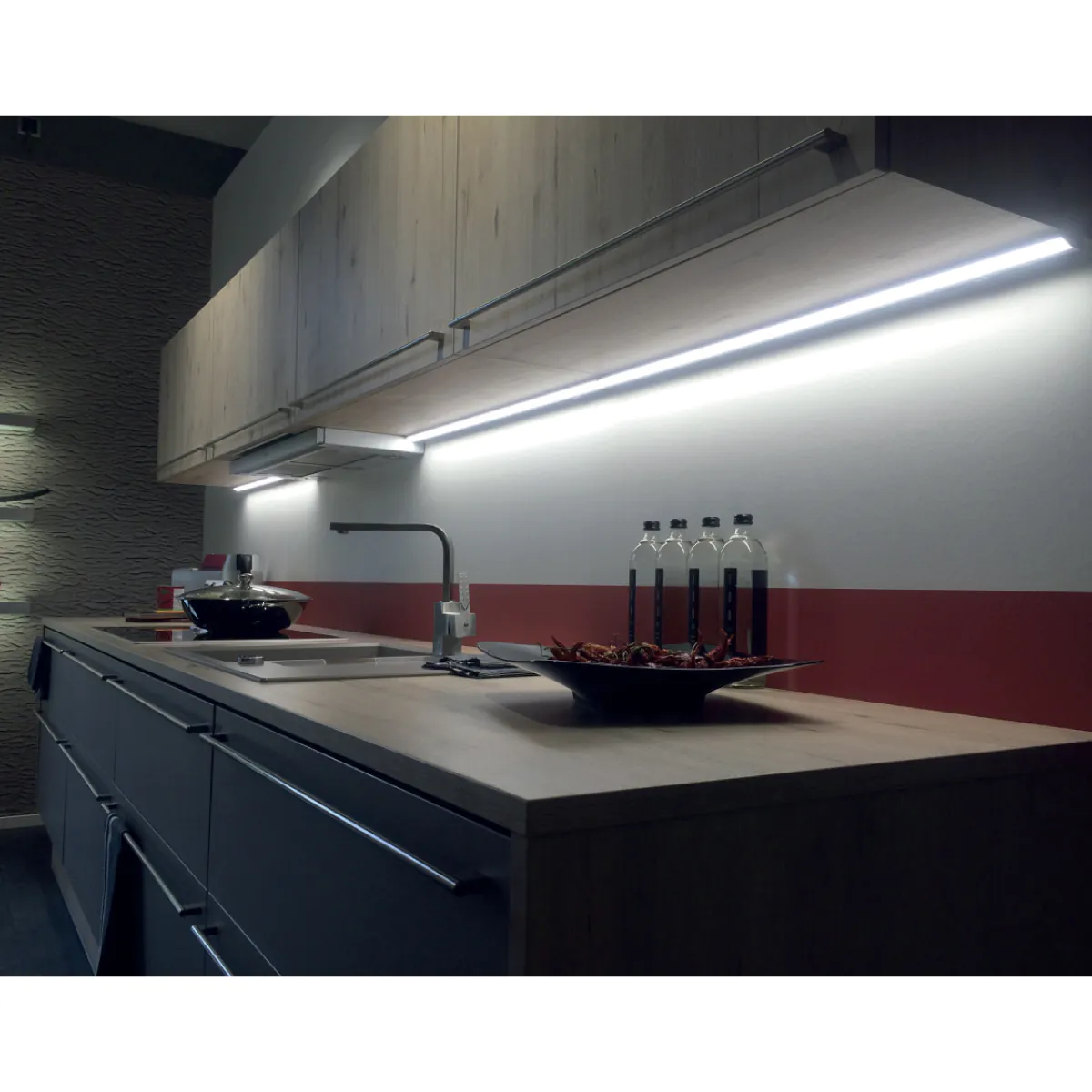 Regleta Con Luz Led Continua