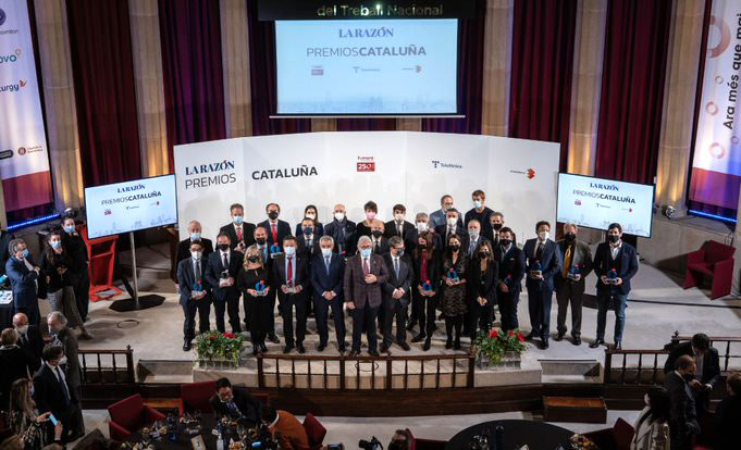 Foto de familia entrega de premios Cataluña la Razón