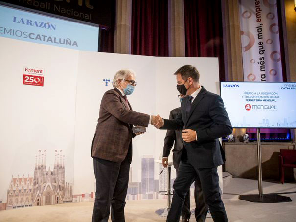 Ferretería Mengual recibe el PREMIO CATALUÑA de La Razón