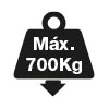 700kg